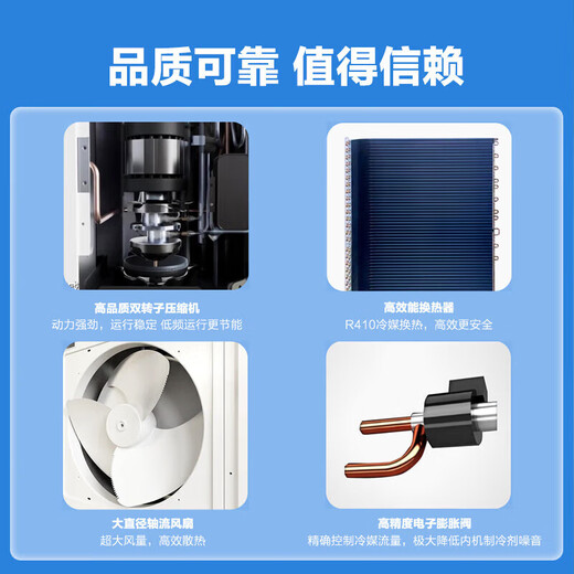 Haier central air conditioner, high-end hot model, household 5 HP/6 HP/10 HP one-to-two duct machine, ceiling machine, first-class energy efficiency, shop, factory, office, conference room, commercial air conditioner, 5-horsepower, first-class energy efficiency, one-to-two ceiling machine