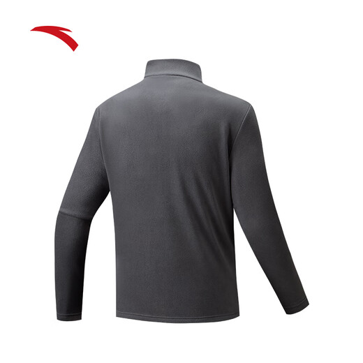 ANTA Polar Fleece Long T丨 Half-Zip Stand Collar Fleece Jacket Men's Autumn and Winter New Windproof Loose Pullover Sports Top