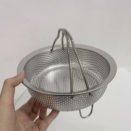 Yusen Yizhen 304 stainless steel steamer with handle rice cooker steaming rack water-proof wok steamer drain (Zhen 304) 18cm multi-functional steamer 304cm