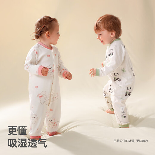 Betis baby clothes spring and autumn long-sleeved jumpsuit pure cotton newborn baby clothes men and women baby early spring pajamas