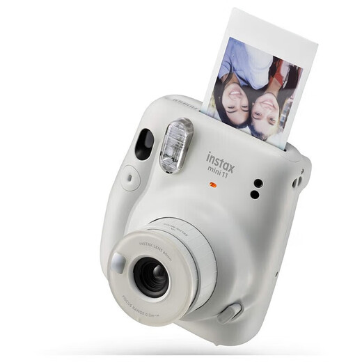 Fuji (FUJIFILM) Polaroid mini11 camera 7/9 upgraded photo paper, one-time imaging, photo taking, Chinese Valentine's Day gift Mini11 Ice Crystal White