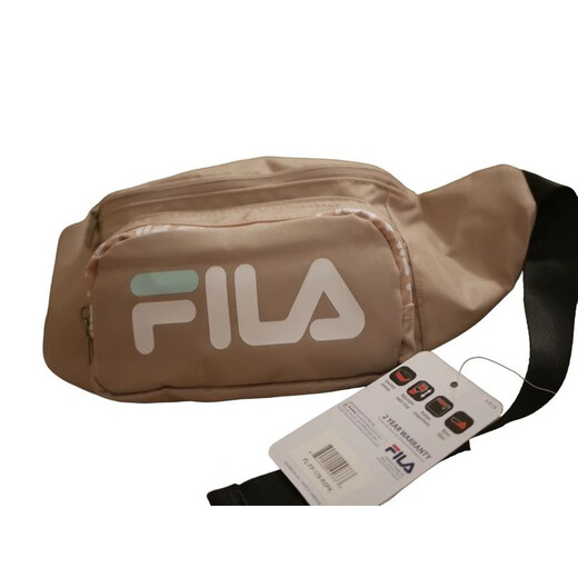 Bolsa de cintura Fila, bolsa de cofre, cartas de pareja Logotipo Contrasting Color Street Trend Sports y Versátil Versátil Versátil Bag Bag Blush One Size One Size 20x14cm