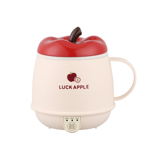 Le Stew Health Kettle Hot Milk Cup Hot Milk Artifact Health Cup Electric Boiling Cup Electric Heating Cup Portable Kettle Office Small One-person Boiling Cup Electric Stewing Cup 0.5L Hot Milk Cup-Ceramic Glaze Available in Dormitories