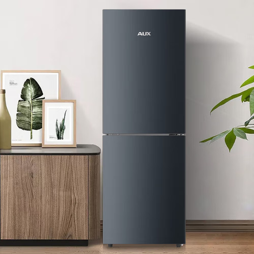 AUX household double-door mini refrigerator refrigerated freezer fresh-keeping small refrigerator dormitory rental energy-saving refrigerator air-cooled frost-free 188 liters BCD-188W248 Galaxy Gray