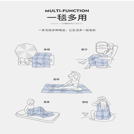 Flannel blanket, single blanket, towel, quilt, blanket, small quilt, lunch break, office dormitory shawl blanket, 100*140cm, 5cm, random colors