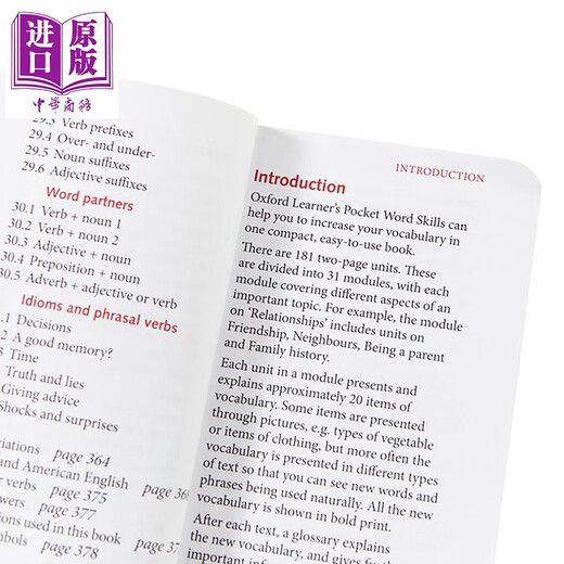 预售 Oxford Learner's Pocket Word Skills 英文原版 牛津袖珍英语词汇 进口图书英语学习工具书