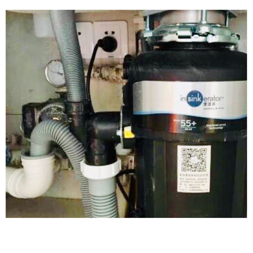 InSinkEasy installation, disassembly and repair American kitchen garbage disposer hot drink machine American version modified to Chinese version light gray