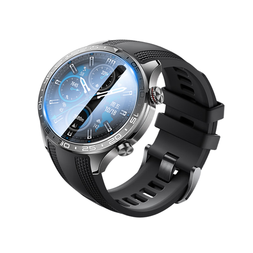 Smorss【2片精装】适用荣耀手表5Pro保护膜荣耀手表5Pro钢化膜智能手表膜全屏覆盖超清防刮防摔全胶贴膜