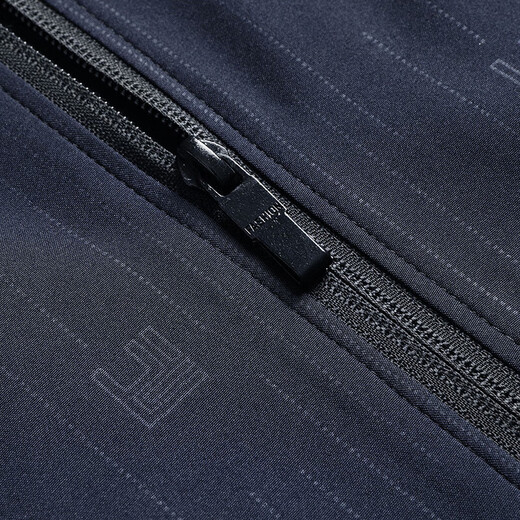 Middle-aged men's spring and autumn casual jackets, baseball collar jackets, stand collar spring and autumn thin casual tops, daddy clothes for men, navy blue 3XL 190 yards 145-165Jin Jin equals 0.5 kg