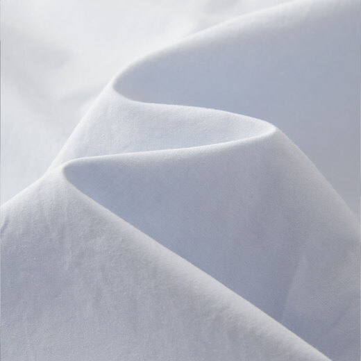 INMAN pure cotton commuting simple loose long-sleeved shirt for women 2025 autumn fashion waist rope versatile shirt jacket light blue XL