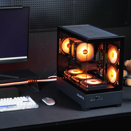 GIGABYTE 5060 host 14600KF/12490F/12600KF/5060Ti assembled computer desktop e-sports game AI design office rendering DIY complete machine with five 12600KF+RTX5060