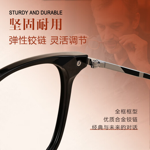 JFJN anti-blue light glasses for women myopia glasses men's large frame glasses professionally matched with 5009 degree starts school
