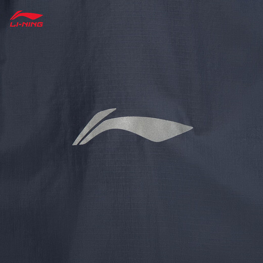 Li Ning Reflective Loose Short Cotton Jacket Men's Winter Comfortable and Warm Casual Hooded Sports Jacket AJMV257