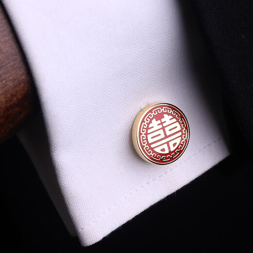 Lieshang golden northern wolf cufflinks French shirt cufflinks business shirt cuff buttons men’s cufflinks golden northern wolf_cufflinks