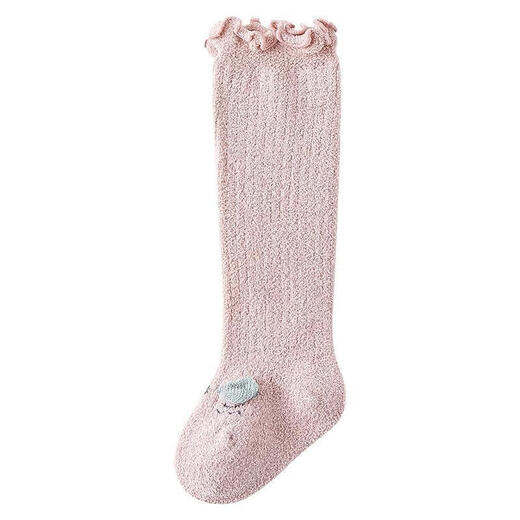 Five cotton baby stockings autumn and winter plus velvet and thickened coral velvet children's socks breathable newborn baby socks to keep warm