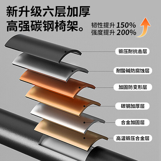 Xiaomo Folding Deck Chair, Outdoor Folding Chair, Camping Chair, Cotton High Back Moon Chair with Footrest, Lunch Break Accompanying Folding Bed