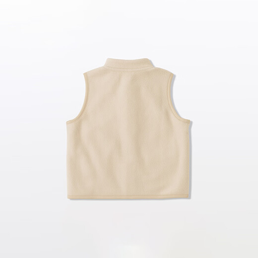 MUJI Baby Fleece Vest Children's Clothing Children's Vest Boys and Girls Autumn 25 CC27ZA5A Light Yellow 100/56A