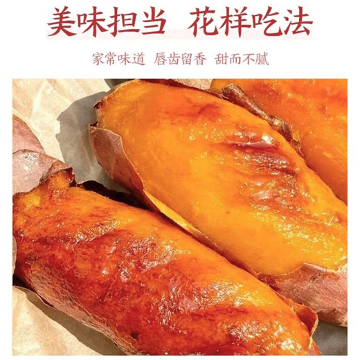 Authentic Tobacco Potato No. 25 Oil-flowing Honey Roasted Sweet Potato Sweet Potato Origin Straight-haired Sweet Potato Net Weight 4.5 Jin Jin equals 0.5 kg Single fruit 50-150g