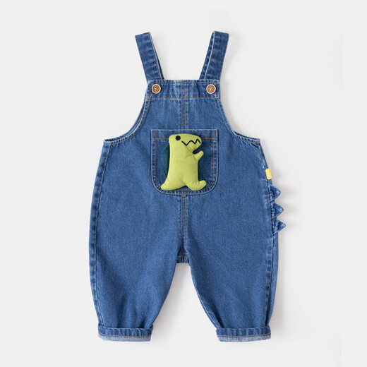 Dudujia children's girls autumn baby overalls spring and autumn children's pants casual pants boys' trousers children's clothing autumn pink 90 cm