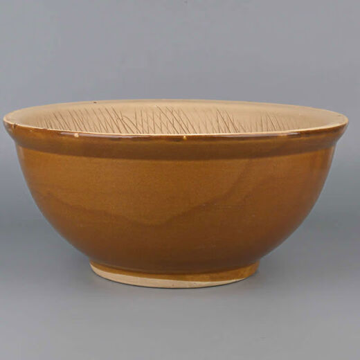 High-hard clay container garlic pounder grinding bowl grinding bowl paste tea bowl pounding basin grinding disc super size grinding disc grinding disc