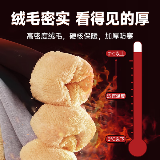 Miniso Heavyweight Sweatpants Men's Plush Pants Large Size Loose Sports Pants Large Thick Lamb's Velvet Leg Pants Z Dark Gray XL