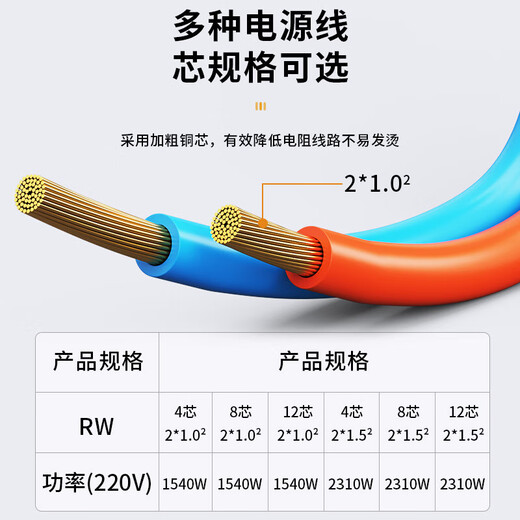 Fengyingzi Outdoor armored optical fiber with power integrated cable Optoelectronic composite cable finished cable 4-core single-mode fiber jumper SC50 meters FYZ-GYXTW-4B1-2*1.0