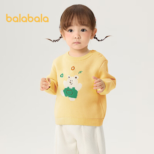 Balabala children's clothing children's sweaters baby sweaters boys and girls inner wear 2025 winter cartoon 209425103206