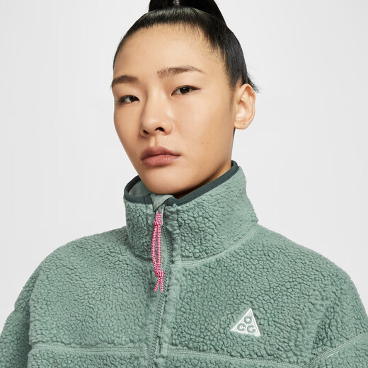 Nike women's outdoor warm jacket winter new jacket NIKE ACG THERMA-FIT ADV HV4706 364 earth green/seaweed green/foam mint green XS