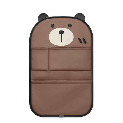 Erdong Car Storage Hanging Bag Car Backrest Seat Back Multifunctional Storage Bag Rear Table Board Rear Seat Storage Rack Paper Cute Bear Simple Storage Anti-Kick Long Version