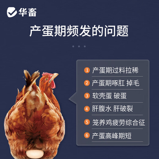 Huazhu 5% laying hen premix, peak egg production period chicken feed, egg production period feed, reserve chicken early stage compound premix, layer hen breeding period feed, whole ton as low as 90/bag