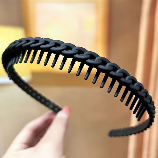 Diadema especial antideslizante para lavado de cara, Summer Women's 2025 Nuevo cabello de alta gama Banda para el cabello Broken Card Tarjeta Matte Matte