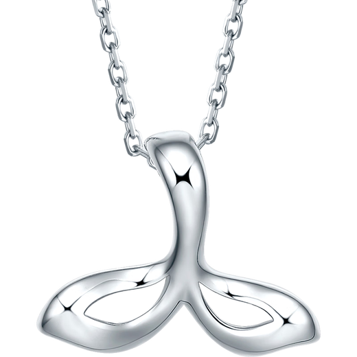 Saturday Fortune PT950 platinum pendant female mermaid PT045640 about 0.97g without chain birthday gift