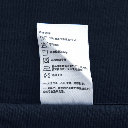 HAZZYS Men's Autumn Youth Cloth Commuting Shirt Solid Color Simple Long Sleeve Shirt Men ASCZK1BCK02 Navy Blue NV XL (180/100A 50)