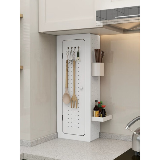 Ye Yu gas pipeline shielding cover natural gas meter water heater decorative baffle kitchen hole board storage cabinet L-shaped length 35 height 80 thickness 20 inner 32*80*18.8