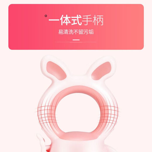 OUOETY baby fruit food supplement bite bag teether fruit and vegetable music molar stick tool pacifier baby bite and play artifact sky blue 1 pack comes with mesh bag + chain + grinding bowl