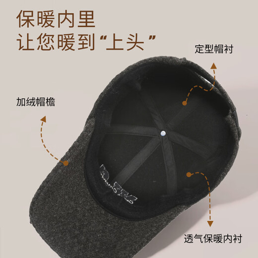 Red Dragonfly Hat Women's Autumn and Winter Velvet Thickened Warm Baseball Cap ins Fashion Windproof and Coldproof Warm Hat Peaked Hat for Men