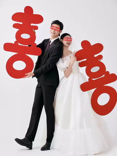 Fantasy KT board with hi characters for engagement, travel, certificate, wedding dress, morning photo props, wedding oversized 囍 characters, wedding room decoration, 1.0 meter cute hi internet celebrity KT board
