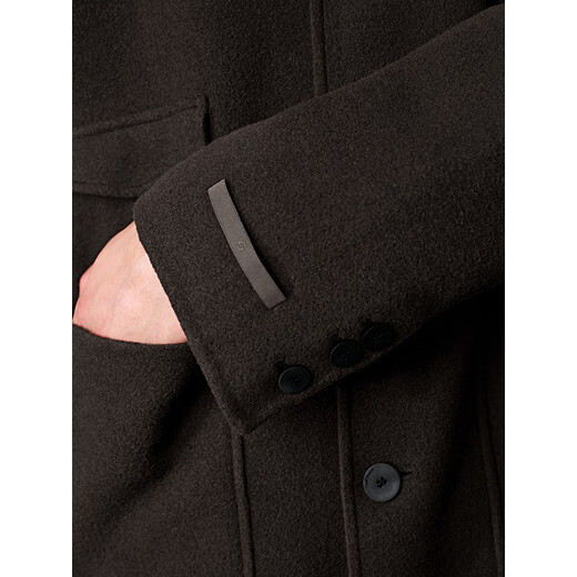 GXGGXG Men's Wear Shopping Mall Brown Commuting Long Coat Jacket Brown 175/L