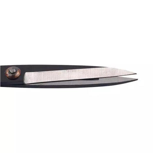 Wang Mazi classic scissors old-fashioned notch manganese steel scissors tailor kitchen office classic black scissors (good quality) old style red/sleeved scissors_1