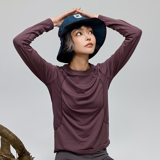 Lela LEORREY sports tops T-shirt women's long-sleeved autumn and winter new fitness clothes beautiful Pilates running training clothes yoga clothes