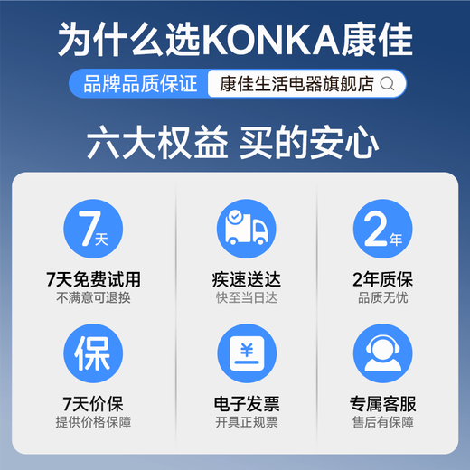 康佳吸尘器家用轻音大吸力大功率干湿两用吸拖一体手持推杆洗地机-B 【旗舰款-带湿拖水箱】红色-扫地/吸尘/拖地一体机