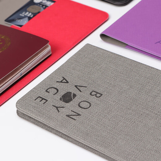 Reisescheibe Multifunktional-Funktional Passport Clip Storage Bag Overseas ID-Kartenschutzabdeckung Grau gleich Größe gleich groß Größe