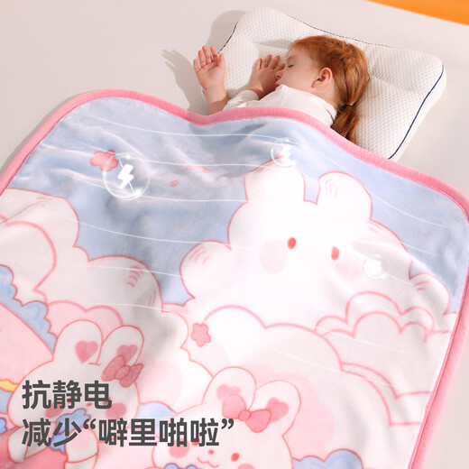 Betis baby blanket can be used in all seasons, baby blanket, machine washable quilt, children's cloud blanket, double layer, cotton 110x140cm