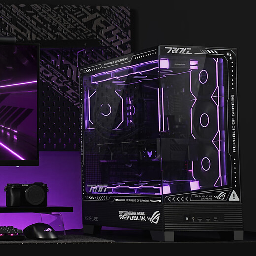 ASUS (ASUS) ASUS rog family bucket AMD Ryzen R7 9800X3D barebone game console 9700X ASUS complete machine without graphics card computer host diy assembly computer 9700X barebone + 32G丨Configuration one