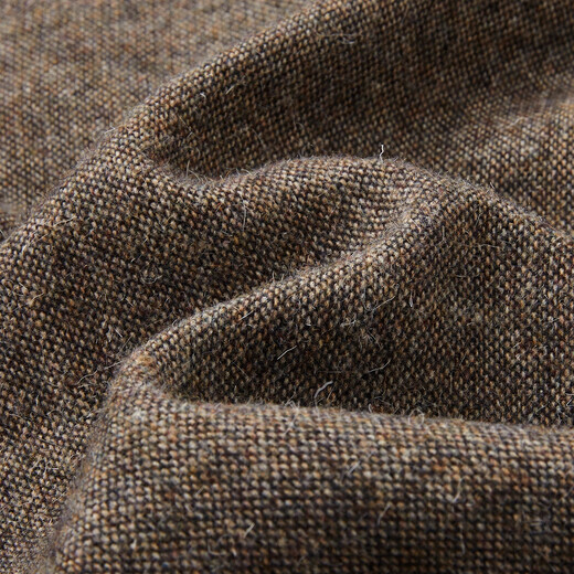 Demana Barn style outfit Winter retro workwear style old money sense sheep wool stand collar loose mid-length women's jacket