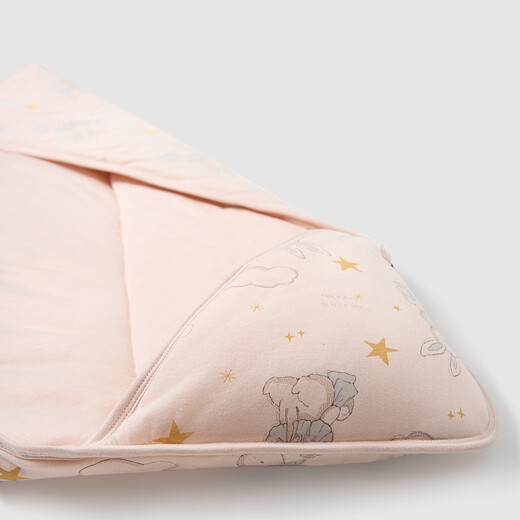 Tongtai Baby Blanket Newborn Thickened Pure Cotton Blanket Newborn Baby Anti-Shock Blanket Pink 100*100cm