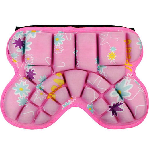 OUOETY roller skating butt pad, children's roller skating butt pads, adult thickened anti-fall pants, figure skating ski protective gear, skateboard, children's black (height 0.9-1.25 meters), one size fits all