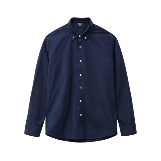 Madden workwear American casual brushed Oxford shirt long-sleeved coat pure cotton Oxford cloth thin shirt men's spring and autumn navy blue 2026 spring new style/inch shirt thin jacket/clothes men's top 2XL