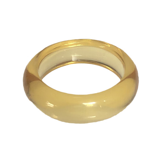 Shimei natural Burmese amber beeswax ring ring ring ring running ring finger gold amber brown amber tea amber size customization