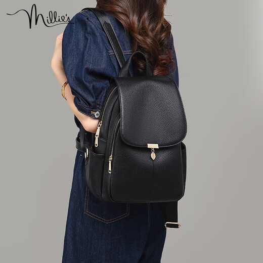 MIAOLI COWHIDE BACKPACK POUR LES FEMMES CASSORIAL JUNIOR HIDIO SCOLON ET ÉCOLONNEMENT LIBLE ÉTUDICAL SCHOOLAGE LECT